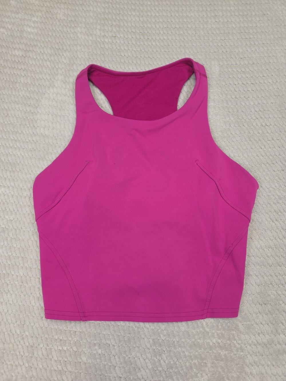 Lululemon Shirt Womens 8 Invigorate Training Wunder Train Tank Top Sonic Pink